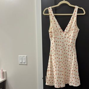 Strawberry Zara dress